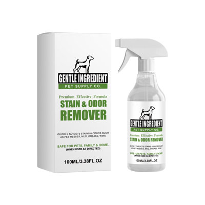 a cleaning Pet Stain And Odor Remover  Specific Gentle Daily Freshness Deodorizer For Cleaning And Odor Removal 100ml