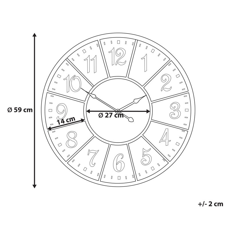 Clovis Metal Wall Clock