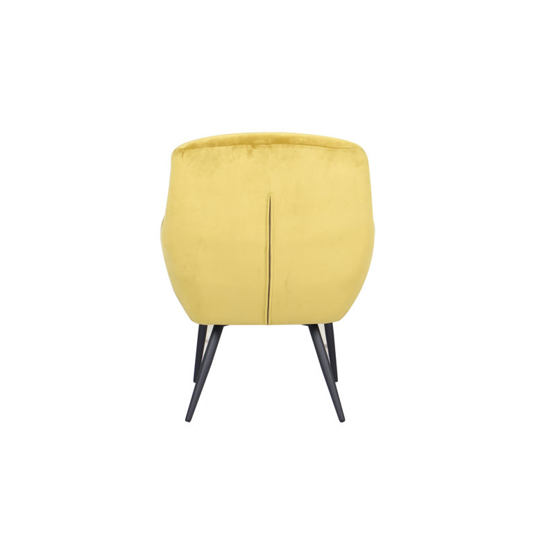 Upholstered Side Chair, Amber Green