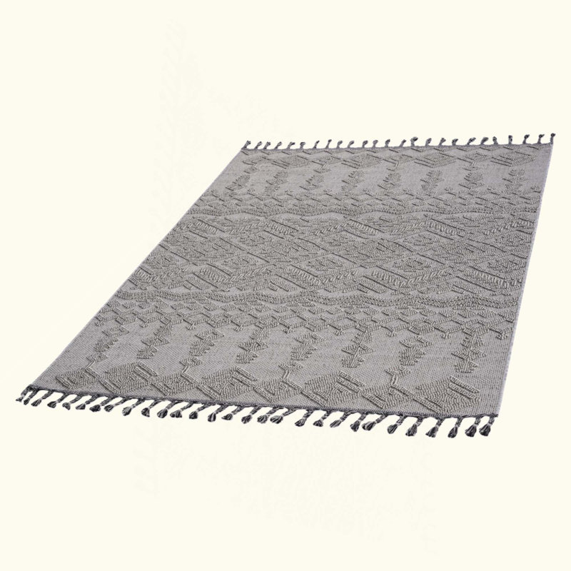 Traditional Indoor/Outdoor Area Rug, Stain-Resistant And Non-Shedding For Modern Living, Rectangle 6'7" x 7'9"