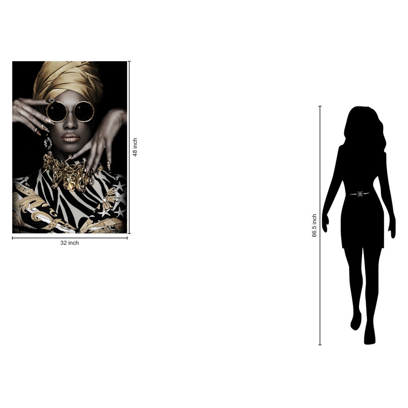 Art mural en toile Stick a Pose - 32 po x 48 po