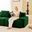 Canapé contemporain contemporain, canapé modulaire en forme de L moderne de 117 pouces, tissu en velours côtelé, assise profonde, repose-pieds mobile, conception capitonnée-1128461860
