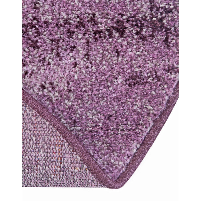 Tapis mauve Roshaunda, Rond 4 pi 1 po x 4 pi 1 po