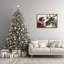 Père Noël, art mural sur toile, Santa & Elk-838583000-838583006