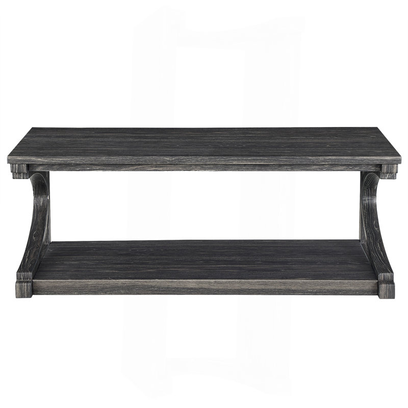 Table basse unique, Noir