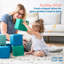 Blocs ECR4Kids SoftZone Patchwork, cubes en mousse, 12 pièces-100135585