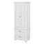 Tall Storage Cabinet With Two Drawers & 3-Height Adjustable Shelf – Perfect For Bathroom And Office