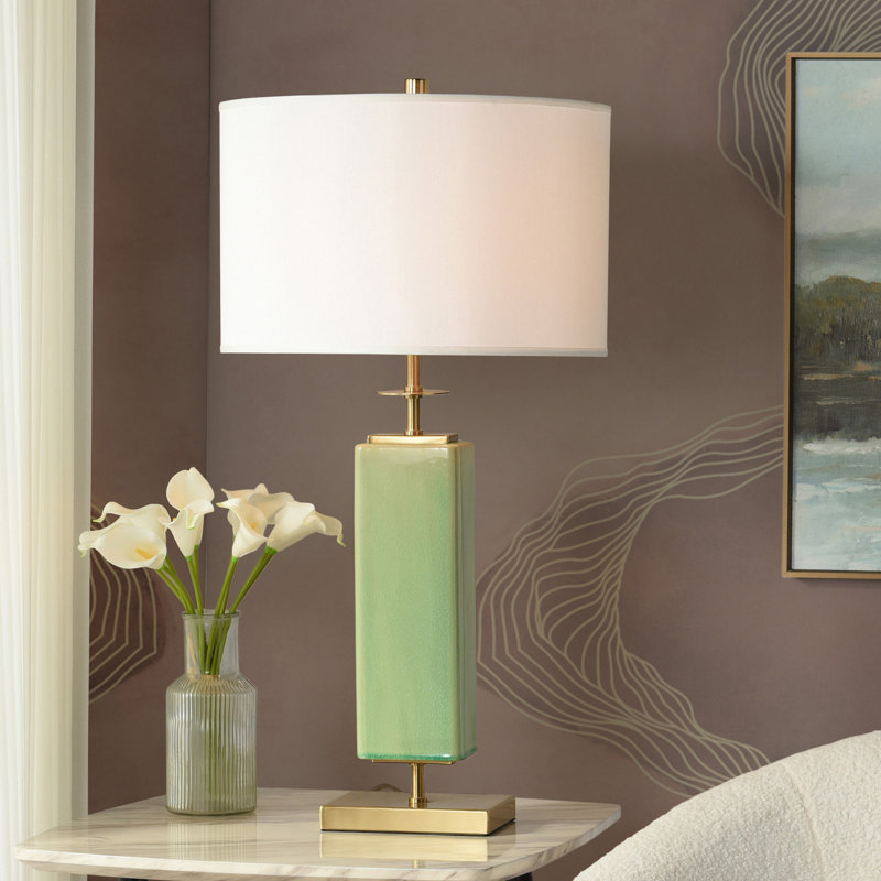 Dann Foley Table Lamp, Melon Green