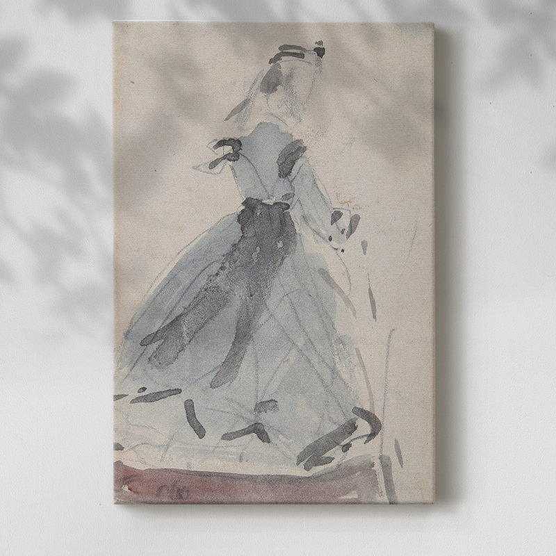 Croquis rétro Lxxxix - galerie Cavas, H 18 po x l 12 po