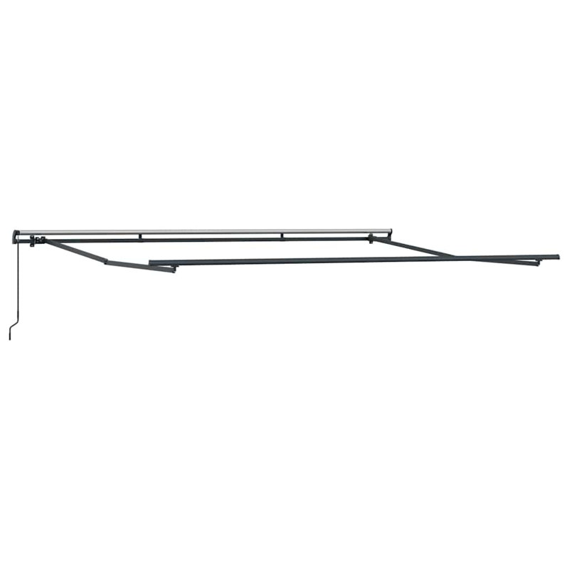VidaXL Retractable Door / Window Awning, 400 cm W x 300 cm D, Anthracite