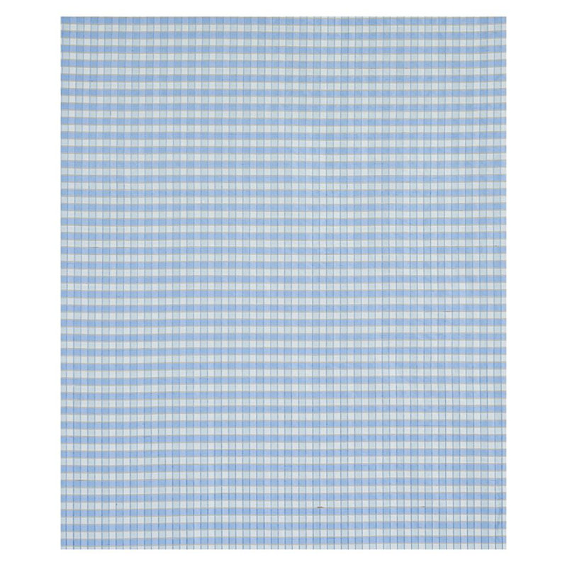 Ingrid Silk Check Fabric, Light Blue