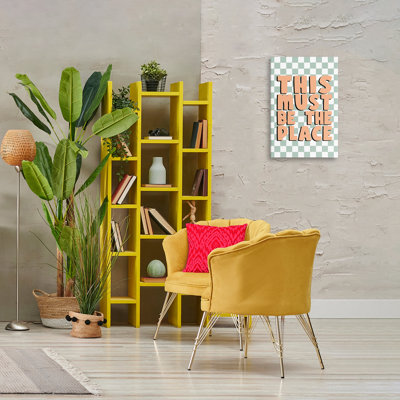 Art mural rétro sur toile par JJ Design House LLC