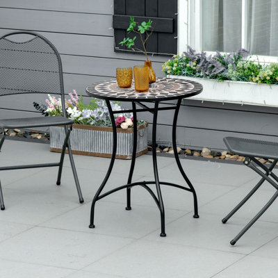 Round 2 - Person 60Cm L Outdoor Side Table