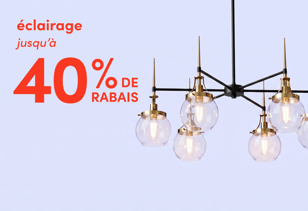 éclairage en solde