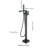 Floor Mounted Tub Faucet With Handheld Shower - High Corrosion Resistance Upgrade In Matte Black & 360 Swivel Spout-121690604