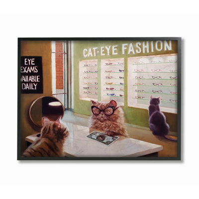 « perse chat », examen drôle», impression sur toile