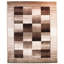 Tapis d'intérieur antidérapant rustique 100% nylon à carreaux de couleur campagnarde avec envers en mousse-50356683