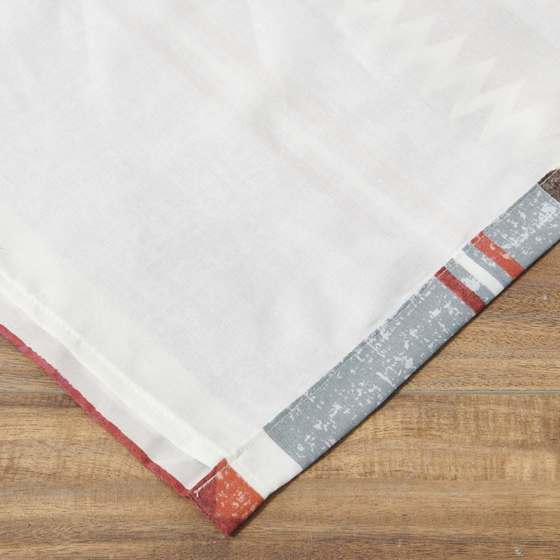 Kiva Multicolor Boho Grommet Top Window Valance