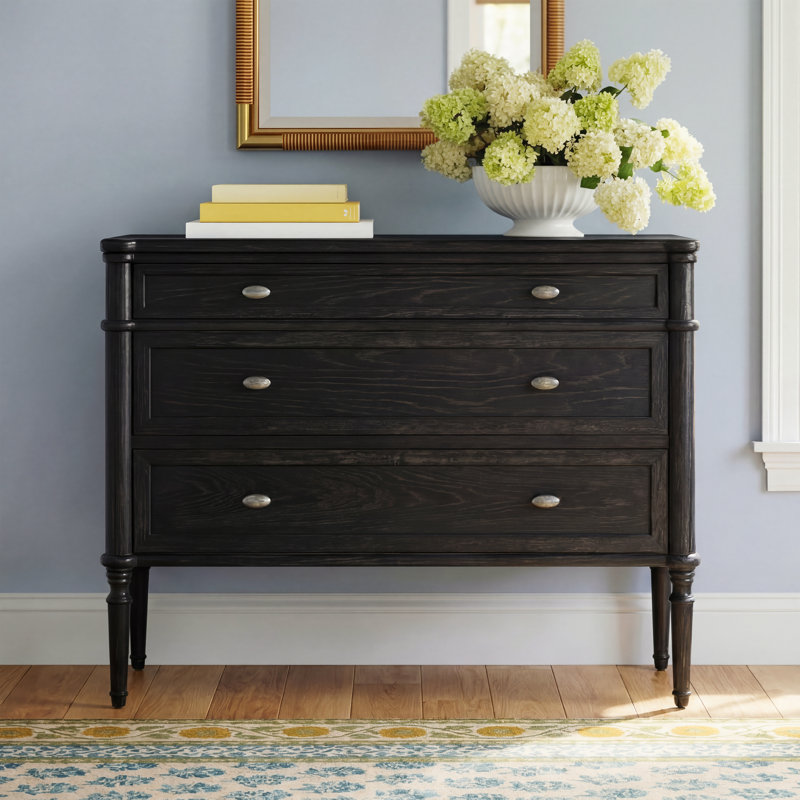Susie 44'' W 3 - Drawer Dresser, Toasted Oak