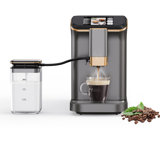 Machine à espresso entièrement automatique avec 20 bars, système à lait, 7 variétés de café, écran tactile intuitif, machine à expresso avec filtre à nettoyage automatique pour cappuccino, café au lait, machine à expresso