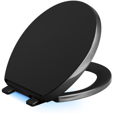 Reveal Nightlight Quiet-Close with Grip-Tight Round-Front Toilet Seat