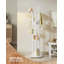 Freestanding Coat Rack Stand, Coat Tree With 11 Hooks, 3 Shelves, 4 Removable Wheels, For Hallway, Bedroom, Living Room-1383640182