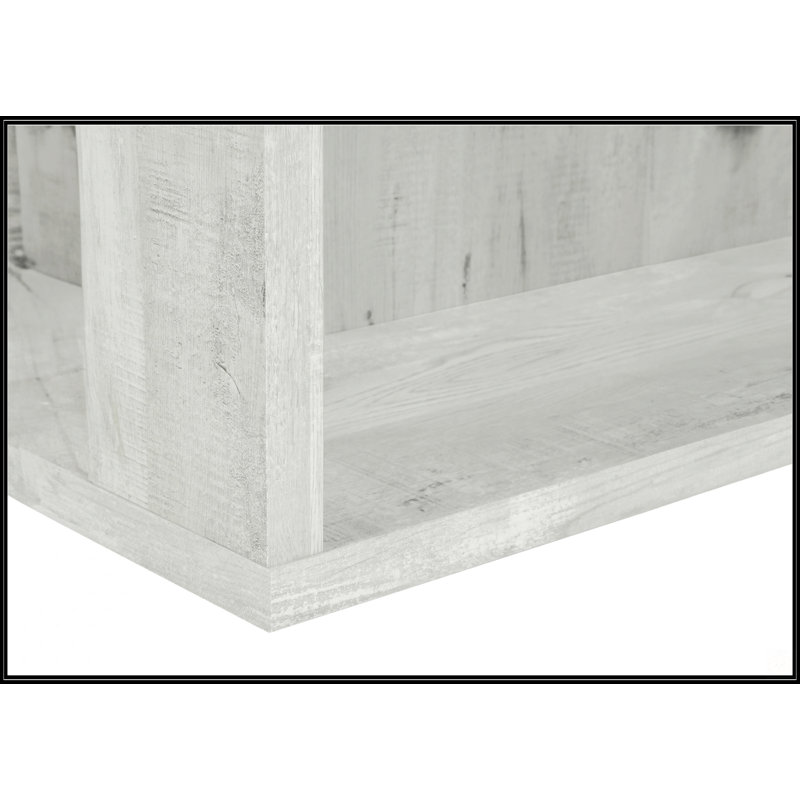 Bookshelf, Gray, (4 Shelves) 47.5"H x 23.75"W x 11.75"D