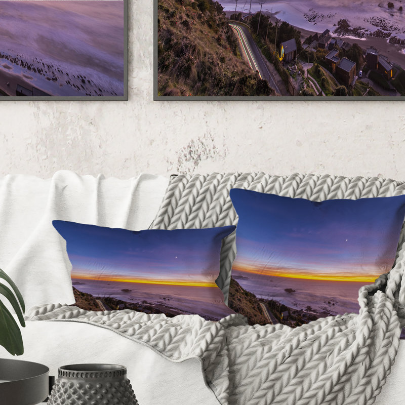 Coussin décoratif Sunset, 16 po x 16 po