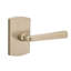 Cimarron Flat Privacy (Bed & Bath) Door Lever with Rectangle Rosette-788719934-788719928
