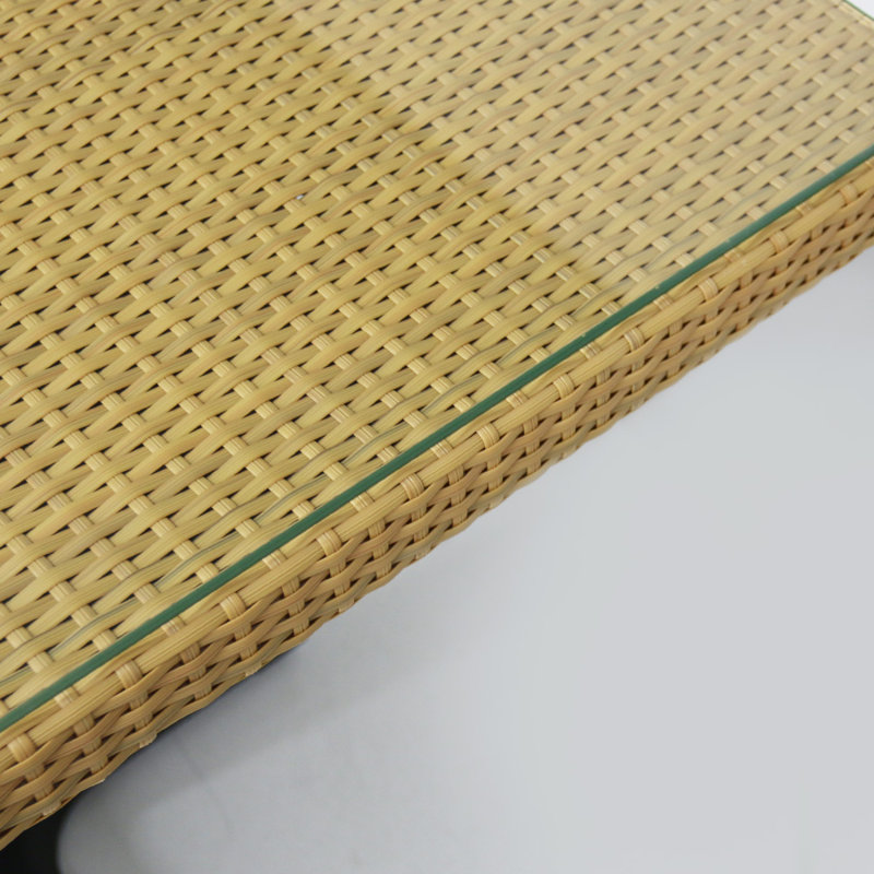 Asbury 31.5" Sq Table, Beige, 29.5"H x 31.5"W x 31.5"D