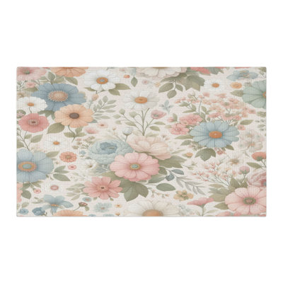 Flower Patch Braided Rug