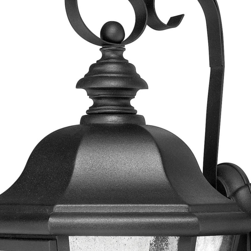 Edgewater 3 - Bulb Outdoor Wall Lantern, Black