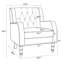 Fauteuil d'appoint rembourré 21,65 po-148715720