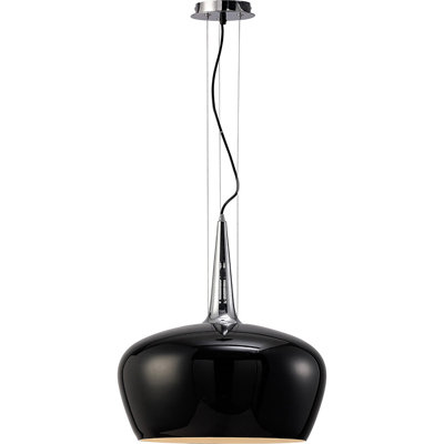 Clouser 1 - Light Polished Chrome Pendant