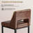 Upholstered Counter Height Bar Stool With Solid Wood Legs-689496965