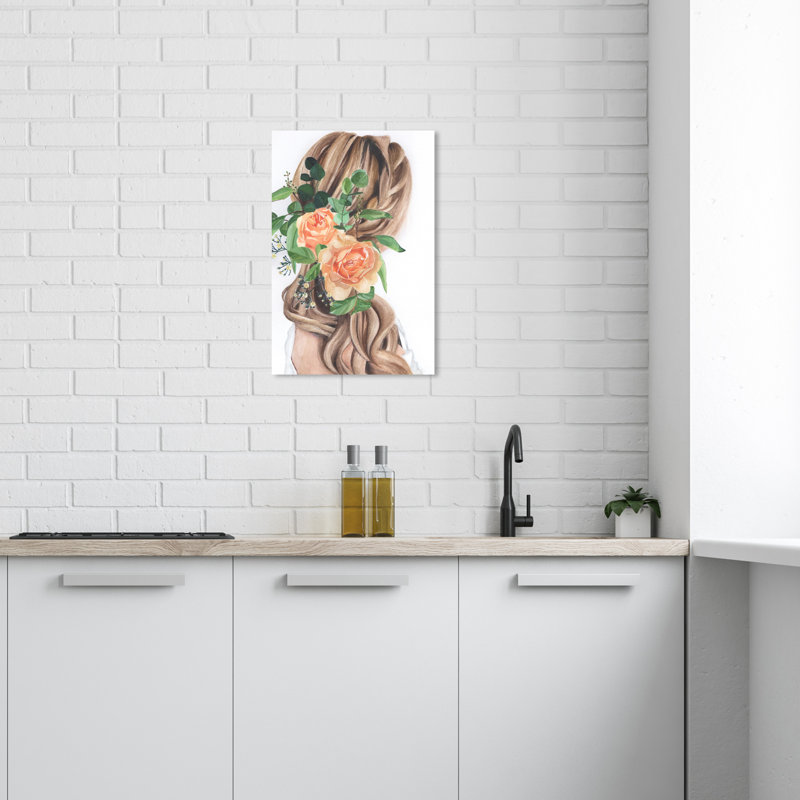 Sigi Her Braids sur toile, L 16 po x H 24 po x P 0,8 po