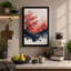 Blossoms in Mist Japandi - Wrapped Canvas-345555147-345555184