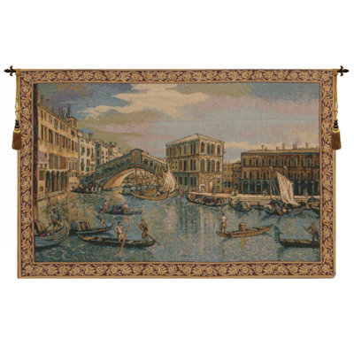 Italian Loom Woven Cotton Blend Wall Hanging