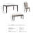Leangelo 6 - Person Four Leg Dining Set-95210594-95210595-95210596