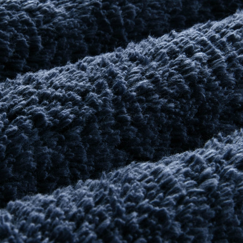 100% Cotton 24X36" Reversible Navy 3000 Gsm Bath Rug - Dense And Comfortable Feeling, Long Lasting, Medium Pile Cozy,, Navy