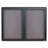 Enclosed Cabinet Fabric Small - 2' - 4' Bulletin Board