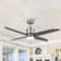 52" 4 - Blade Ceiling Fan With LED Lights And Remote Control