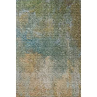 Premium Machine Washable Dahl AMF1073 Abstract Rug