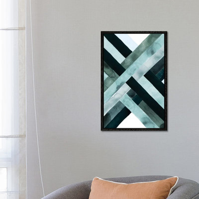 Watercolor Weave II by Grace Popp - Gallery-Wrapped Canvas Giclée on Canvas