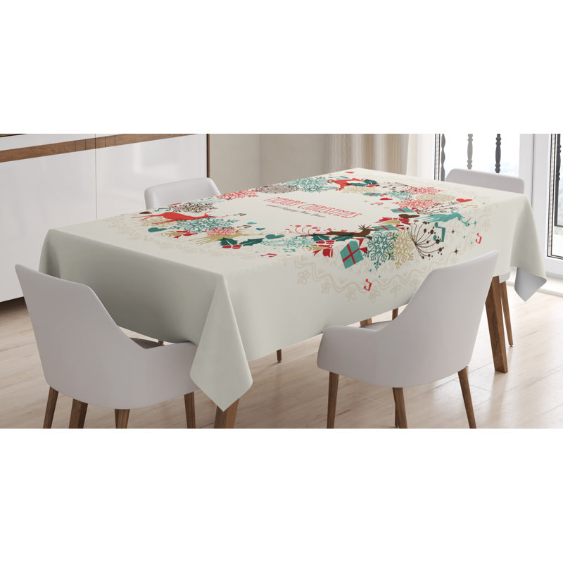 Christmas Tablecloth, 84" L x 60" W