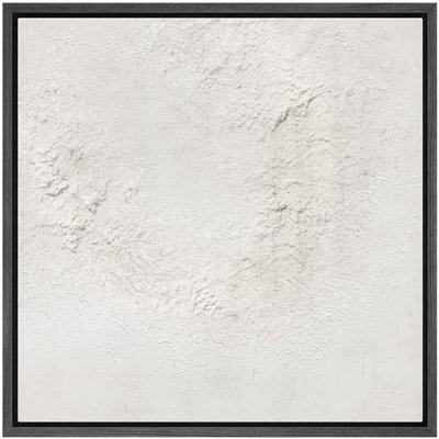 Gray Grunge Pastel Paint Stroke Abstract Shapes Modern Art Decorative Minimalism Relax/Calm