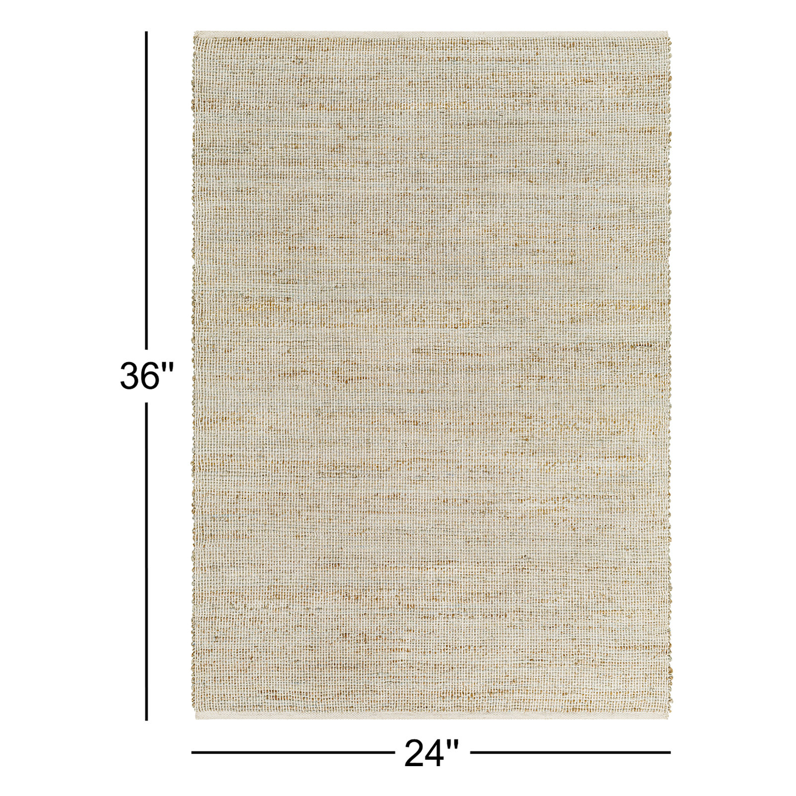 Nary Handmade Jute / Sisal Rug, Rectangle 2' x 3'