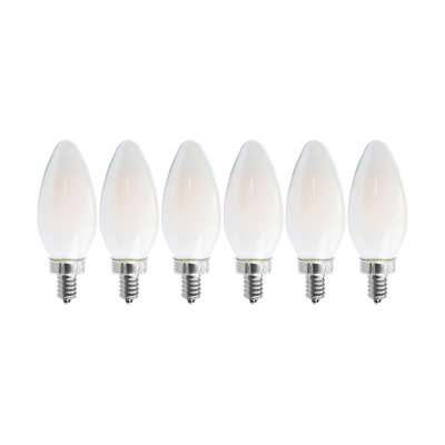75 Watt Equivalent C11 E12/Candelabra Dimmable 2700K LED Bulb