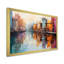 Orange Canal Abstract Reflections Bold, impression sur toile encadrée-1169944819-1169683320