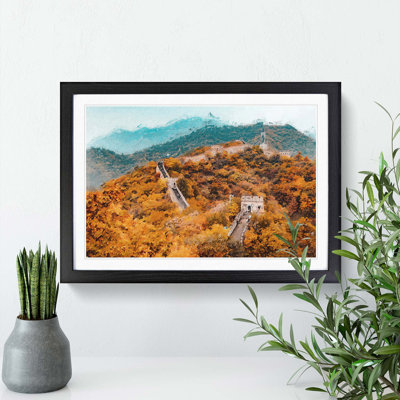 The Great Wall of China - Picture Frame Painting Print